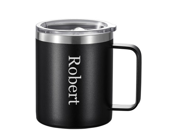 Visol Personalized Stainless Steel Coffee Mug with Free Engraving - Small