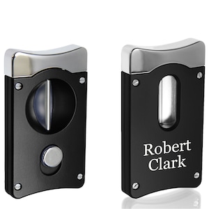 Personalized Visol Wedge V Cigar Cutter - Free Engraving!