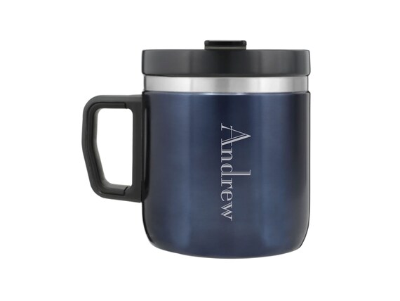 Personalized Stanley 24 OZ Matte Black Adventure Vacuum Stein with Engraving Included 
