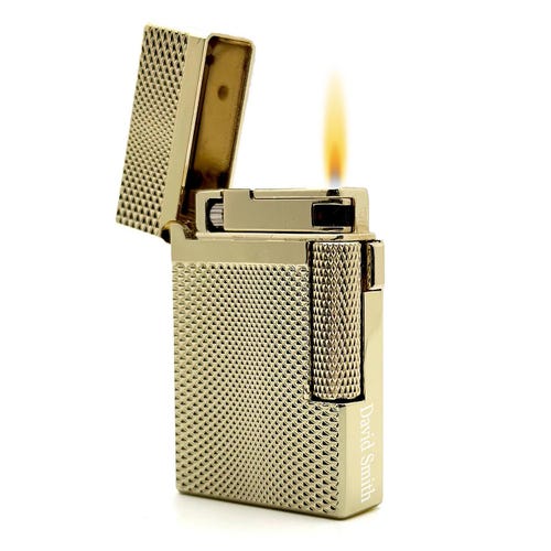Personalized Visol Hubbard Convertible Single Torch AND Traditional Soft Flame Cigar Lighter - Free Engraving!