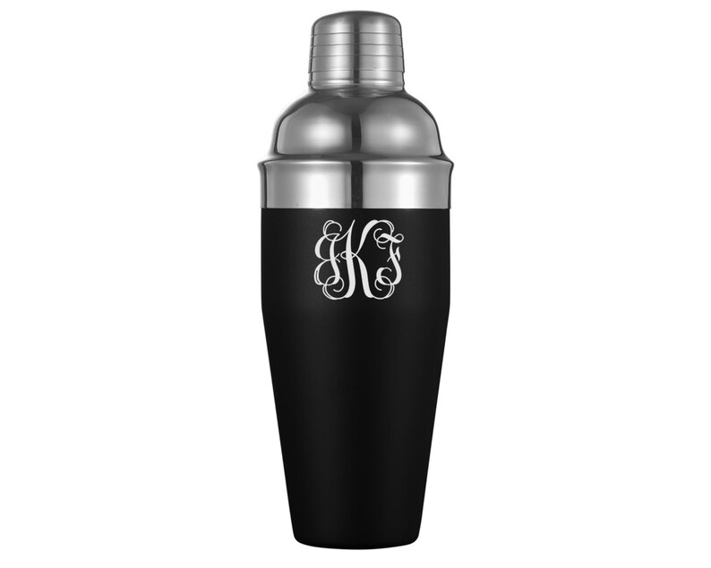 Custom Engraved 24 oz Cocktail Shaker Personalized Groomsmen Etsy