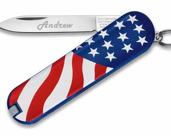 Victorinox Swiss Army Classic SD U.S. Flag Knife - Personalized
