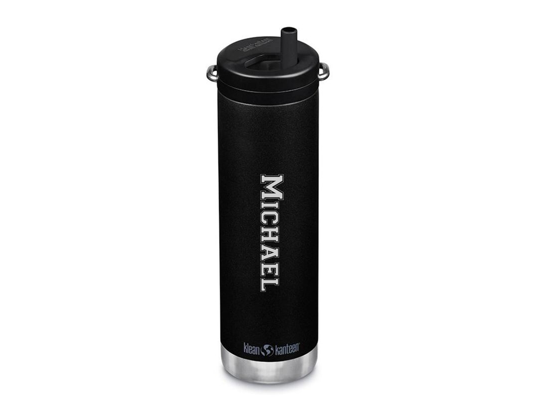 Klean Kanteen Personalized Tkwide W/ Twist Cap Water Bottle Etsy