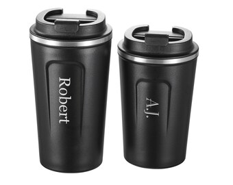 Personalized Visol Explorer Insulated Travel Mug with Lockable Lid - Multiple Sizes - Free Engraving!