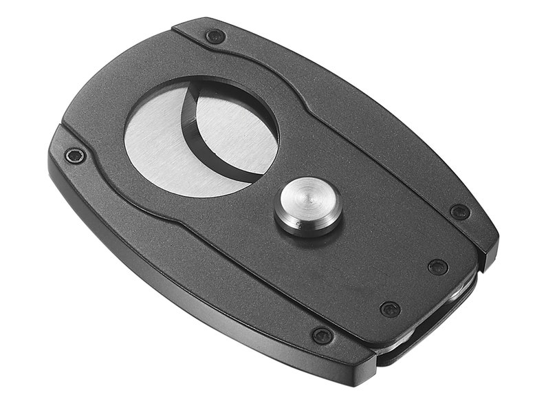 Personalized Visol Corbett Double Guillotine Cigar Cutter Free Engraving Gunmetal