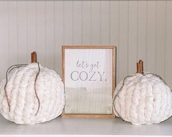 Ivory Cozy Pumpkins