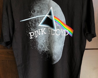 Koszulka męska Pink Floyd Large Soft Band w stylu vintage