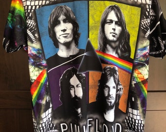 Koszulka męska Pink Floyd Medium Soft Band w stylu vintage