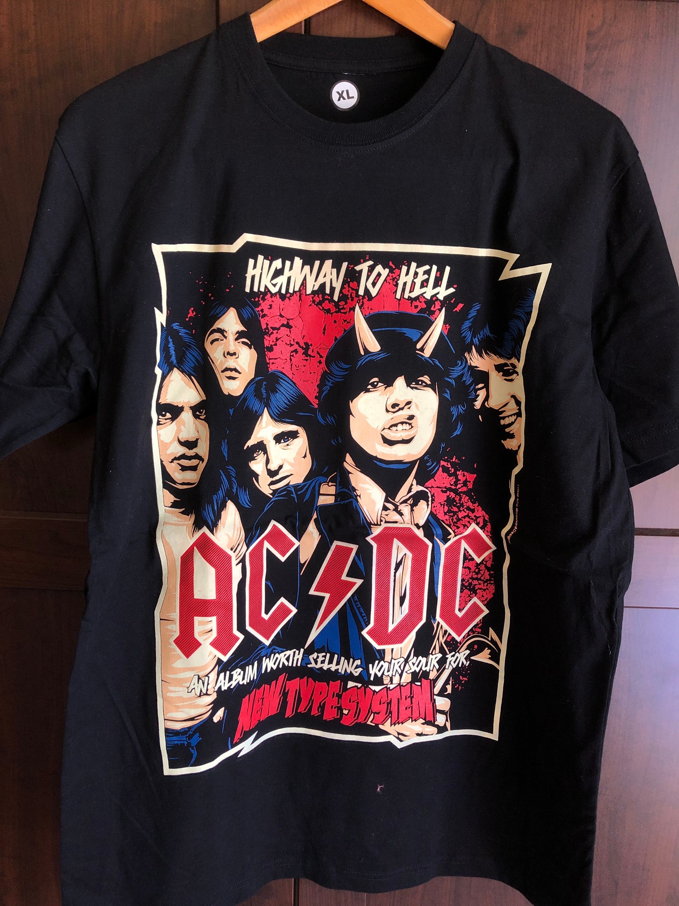 Killer Retro Highway to Hell AC DC Mens X LARGE Vintage Style - Etsy UK