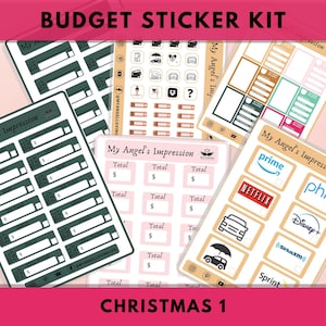 Christmas Kit 1 Budget Stickers