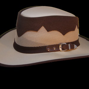 Stampede Rain or Shine Canvas Leather Hybrid Hat