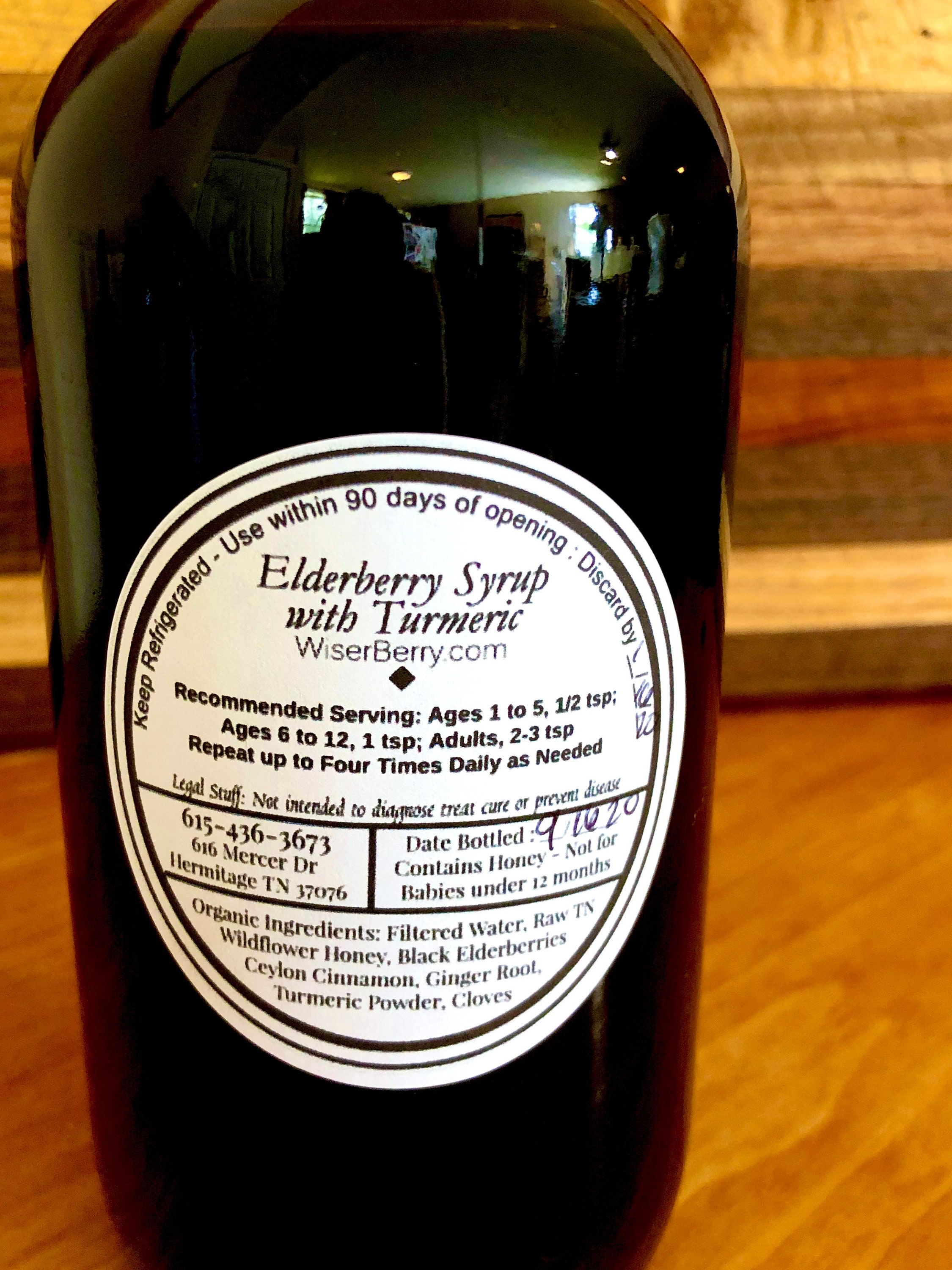 All Organic Elderberry Syrup Add Turmeric Shipping Included Etsy