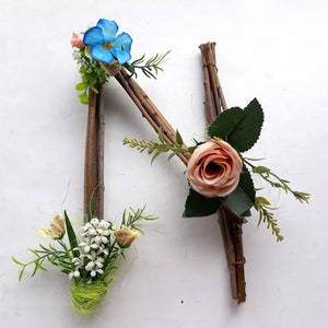 10 "carta de casamento rústica decoração de parede decoração de parede galho carta varas carta, decoração natural, floresta, estilo provençal, carta de casamento