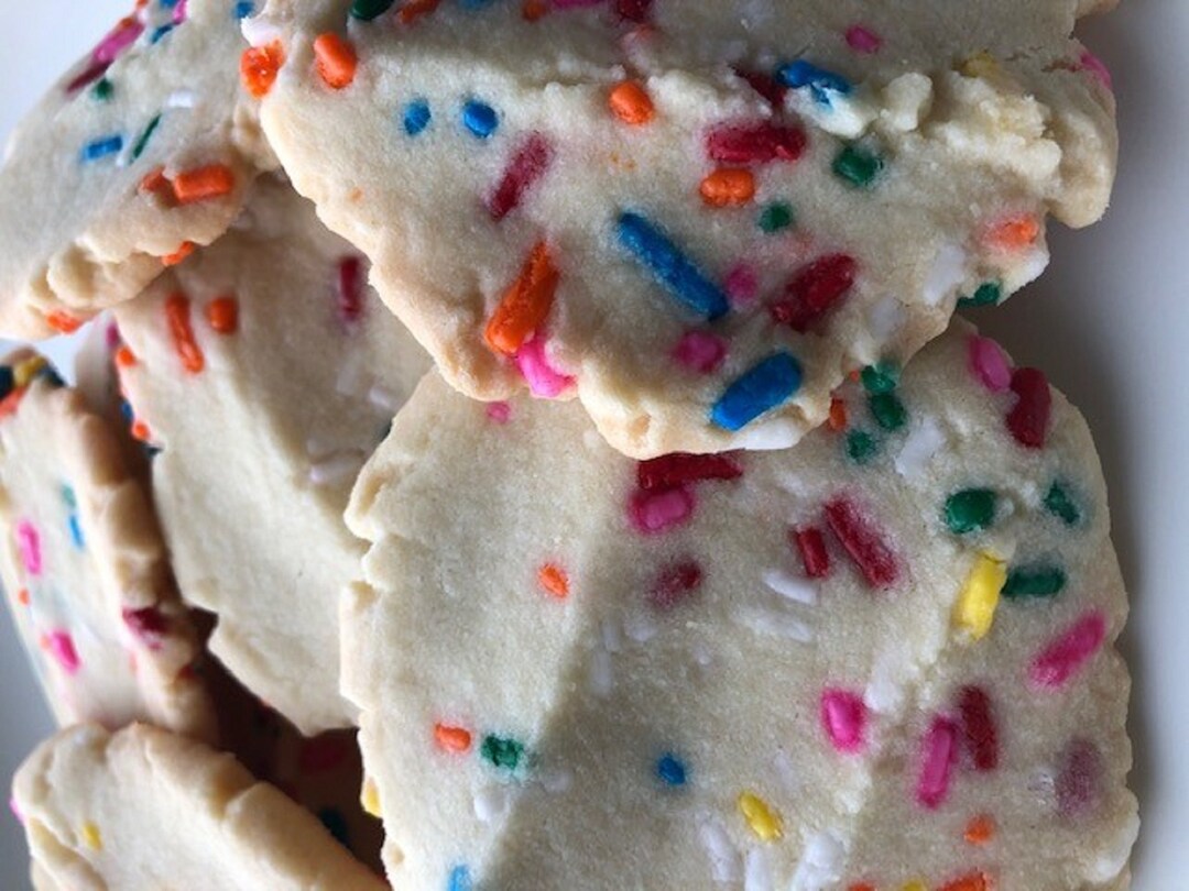 Sprinkle Butter Cookies Etsy
