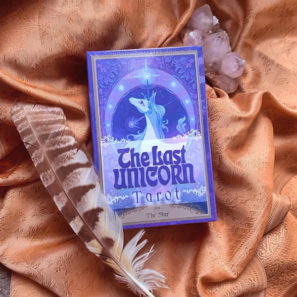 LIZENZIERTES OFFIZIELLES The Last Unicorn Tarot Deck Magnetbox Edition