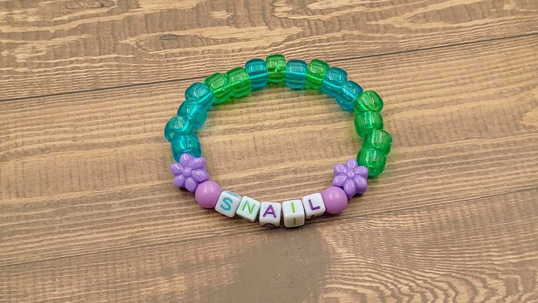 Snail Bracelet Y2K Beaded Bracelets for Teens Weirdcore Etsy