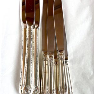 Vintage silverplate knives