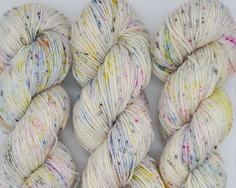 Funfetti Cake | 1 skein | Hand Dyed Yarn | Merino wool