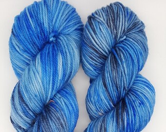 Blue Jean | 1 skein | Hand Dyed Yarn | Merino wool