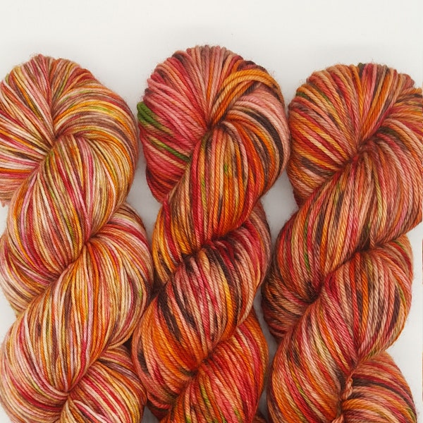 Falling Leaves | 1 skein | Hand Dyed Yarn | Merino wool