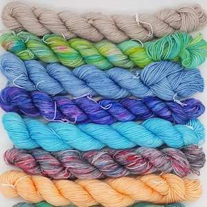 Surprise Me! 20g Mini-skein | 1 mini-skein | Hand Dyed Yarn | FW Merino wool/nylon