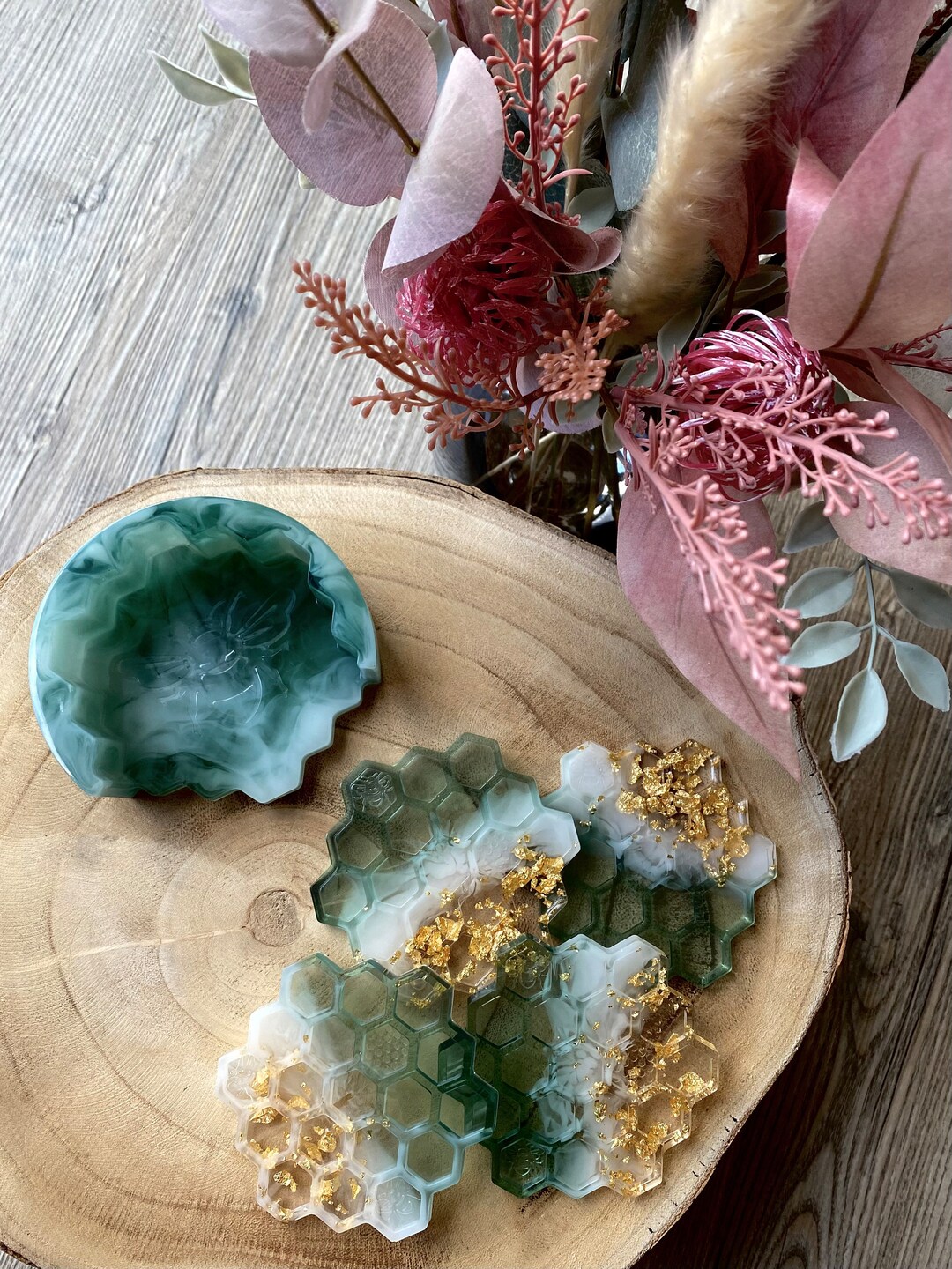 Epoxy Coaster Epoxy Coaster Handmade Etsy