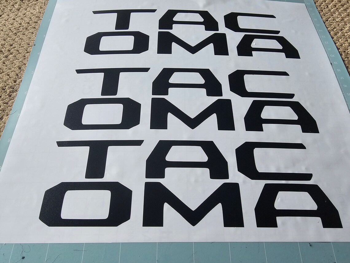 20162023 Toyota Tailgate Decals. Waterproof. All Etsy