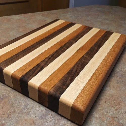 Name & Initial Personalized Butcher Block Cutting Board Etsy