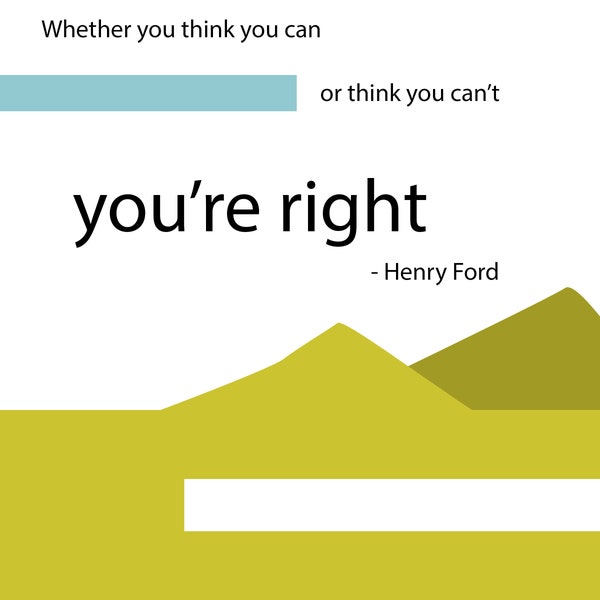 Whether You Think You Can Or Cant Youre Right Wall Art Etsy Canada whether-you-think-you-can-or-cant-youre-right-wall-art-etsy-canada