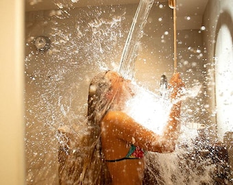 Сауна Ведро Душ 33 л OAK Wood Финская сауна - Экстремальный освежающий водопад / Лучший подарок для ванны