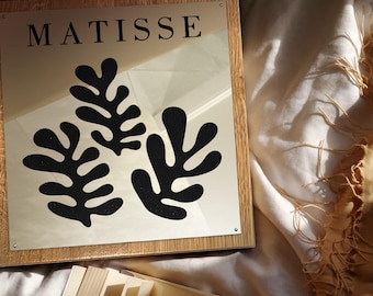 Henri Matisse ART Panel - Abstract Wall Hanging / Aesthetic Wood Design / Exhibition Work / Premium Limited Edition