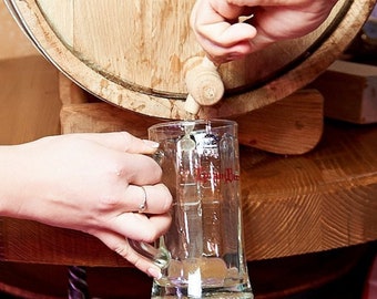 Wooden Barrel Tap — NEW Solid Hardwood Spigot > Wine Cask, Bourbon Whisky, craft Beer Keg | Brewing Supplies