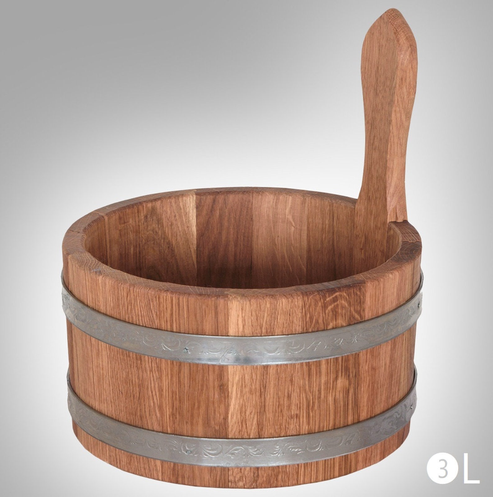 Wooden Sauna Bucket Oak Tub 3L 10L Small Wash Tub for Etsy