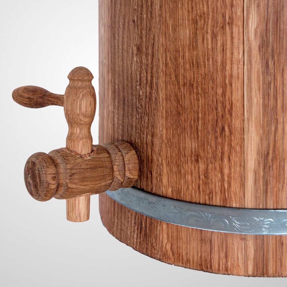 Wooden Barrel Tap NEW Solid Hardwood Spigot Wine Cask Etsy