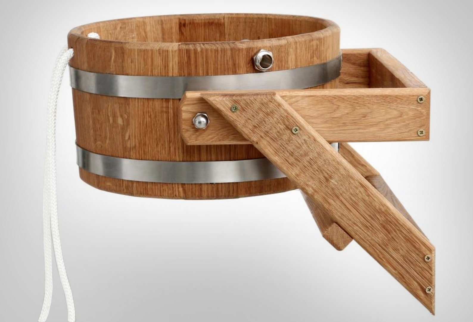 Sauna Bucket Shower 20L 22L OAK Wood Russian Bath Extreme Etsy UK