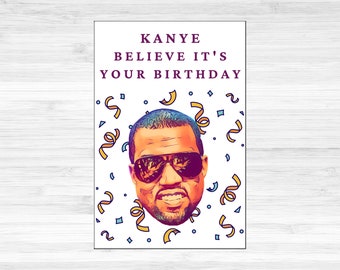 kan-ye believe it's your birthday - confetti