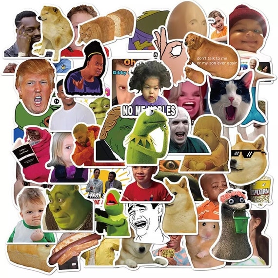 Funny Faces Meme Stickers - 64 Results