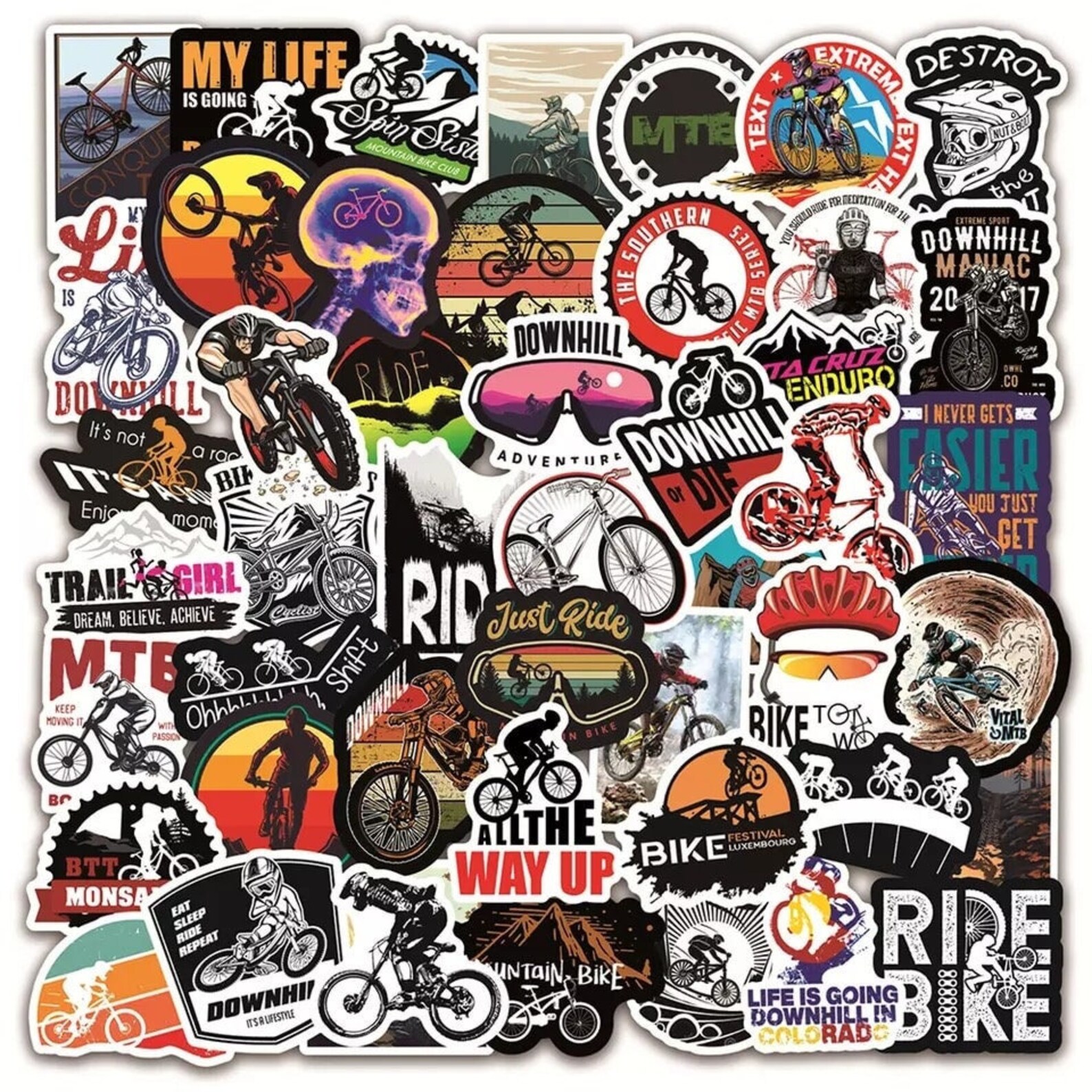mtb sticker pack