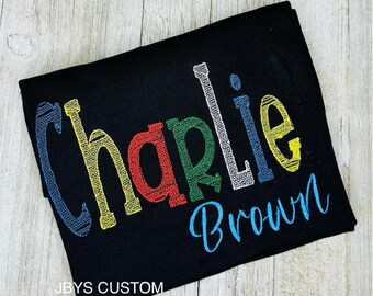 Boys Personalized Shirt, Boys Name Shirt, Personalized Boy Tee