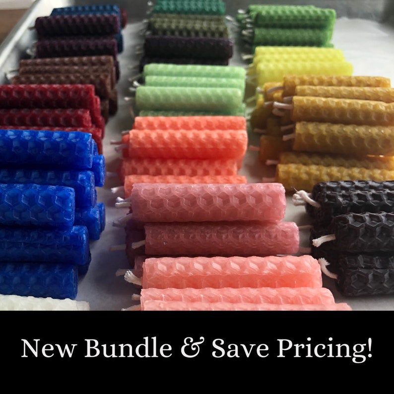 Beeswax Mini Spell Candle Sets for Witchcraft Rituals Etsy