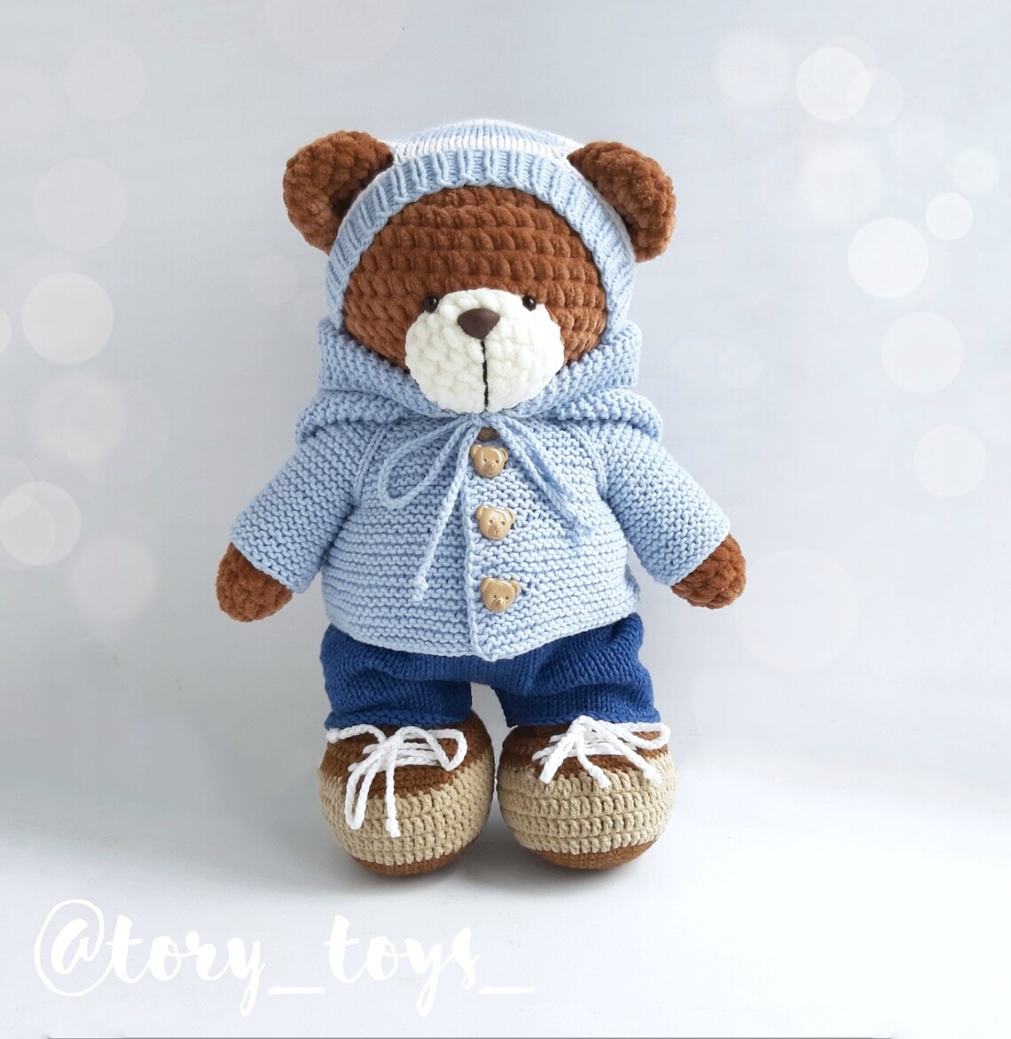 Pattern PDF Crochet Clothes for Soft Toy Knitting Clothes Etsy