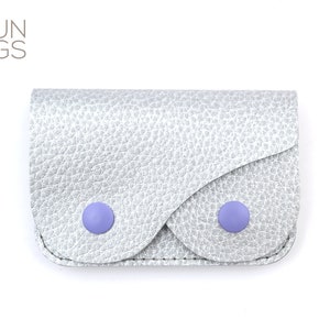 Kartenetui Boobie Bag Cards silber, vegan