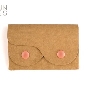 Geldbeutel Boobie Bag hellbraun, vegan