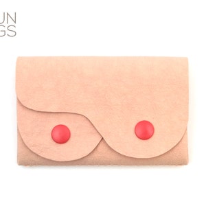 Cartera vegana Boobie Bag rosa