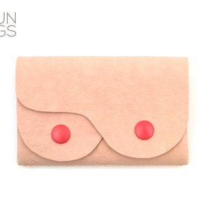 Wallet Boobie Bag pink, vegan