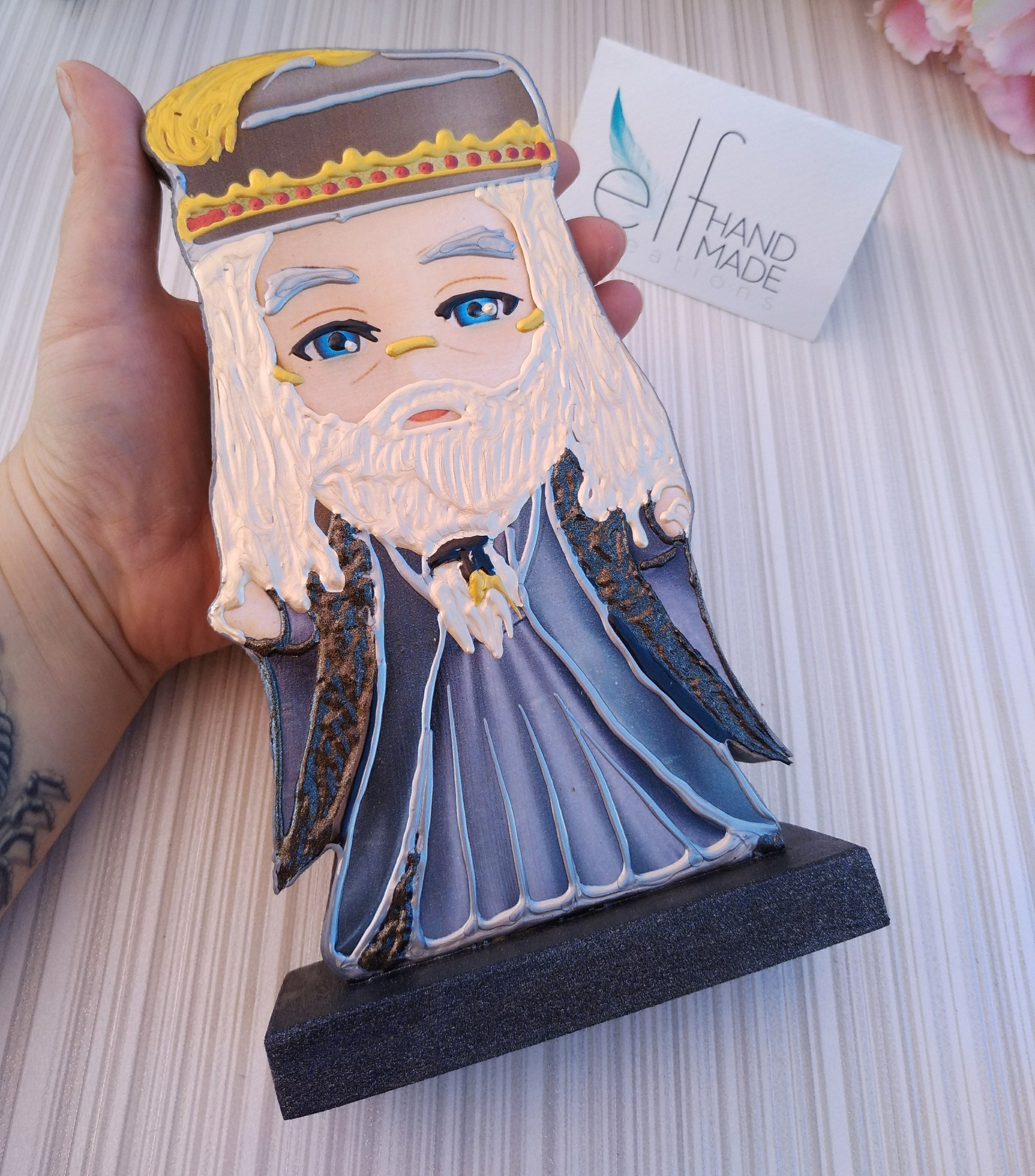 Wizard figure shelf decoration magician decor magic gift Etsy