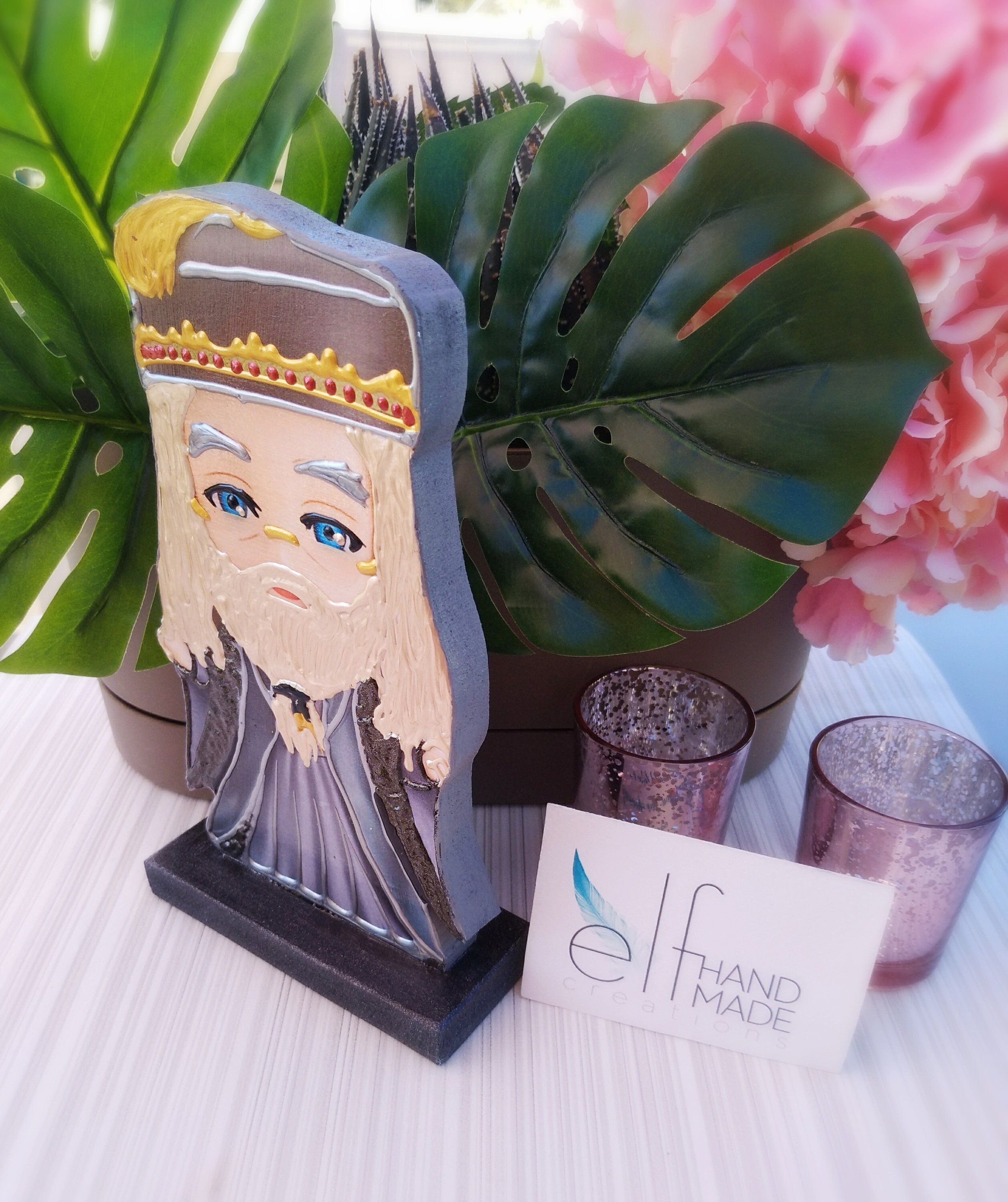 Wizard figure shelf decoration magician decor magic gift Etsy