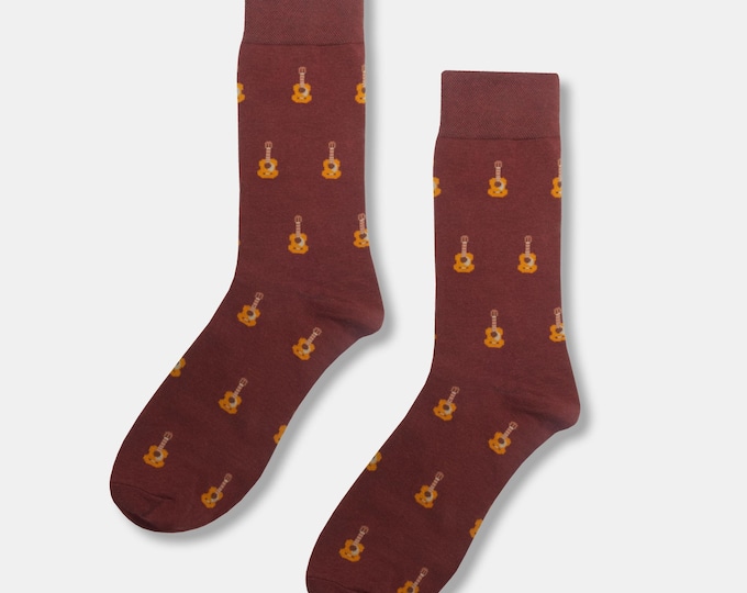 Acoustic Guitar Socks: Musician Gift
