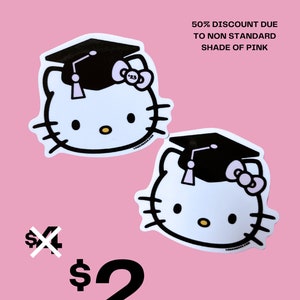 Kitty Graduation Stickers class of 2023