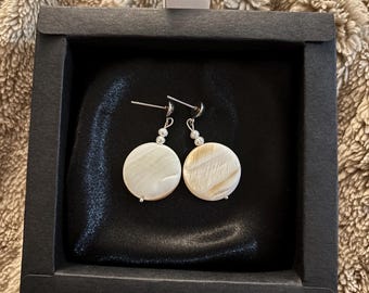 Freshwater Pearl Earrings, Dangling Earrings, Summer Earrings, Gifts for Her